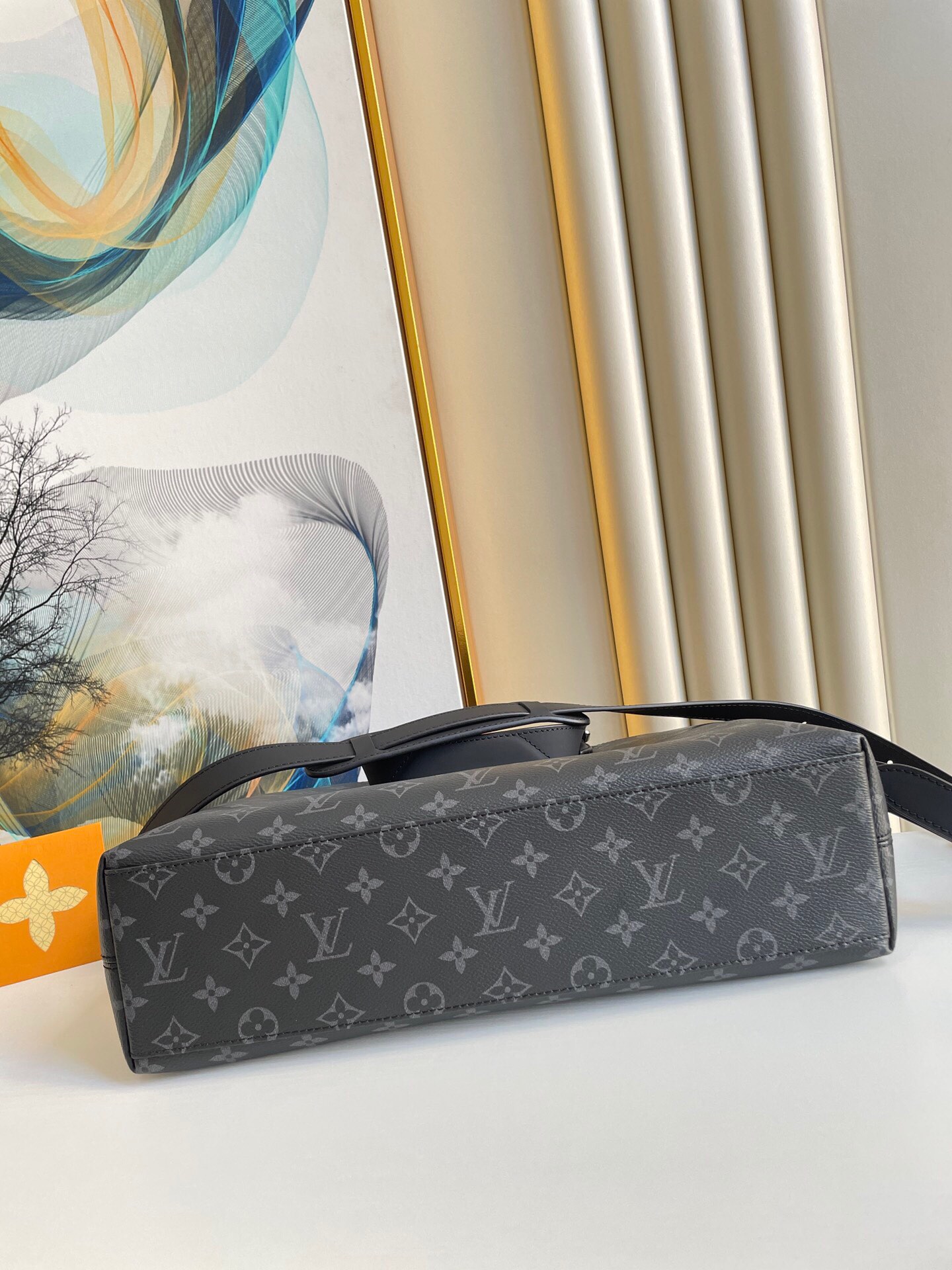 L0vis Vvtt0n Briefcase Explorer Monogram Eclipse Canvas For Men, Men’s Bags, Shoulder And Crossbody Bags 15.4in/39cm LV M40566