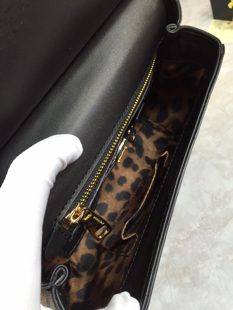 Dolce & Gabbana Leopard Print Medium Sicily Top Handle Bag Muticolour For Women 9.8in/25cm DG