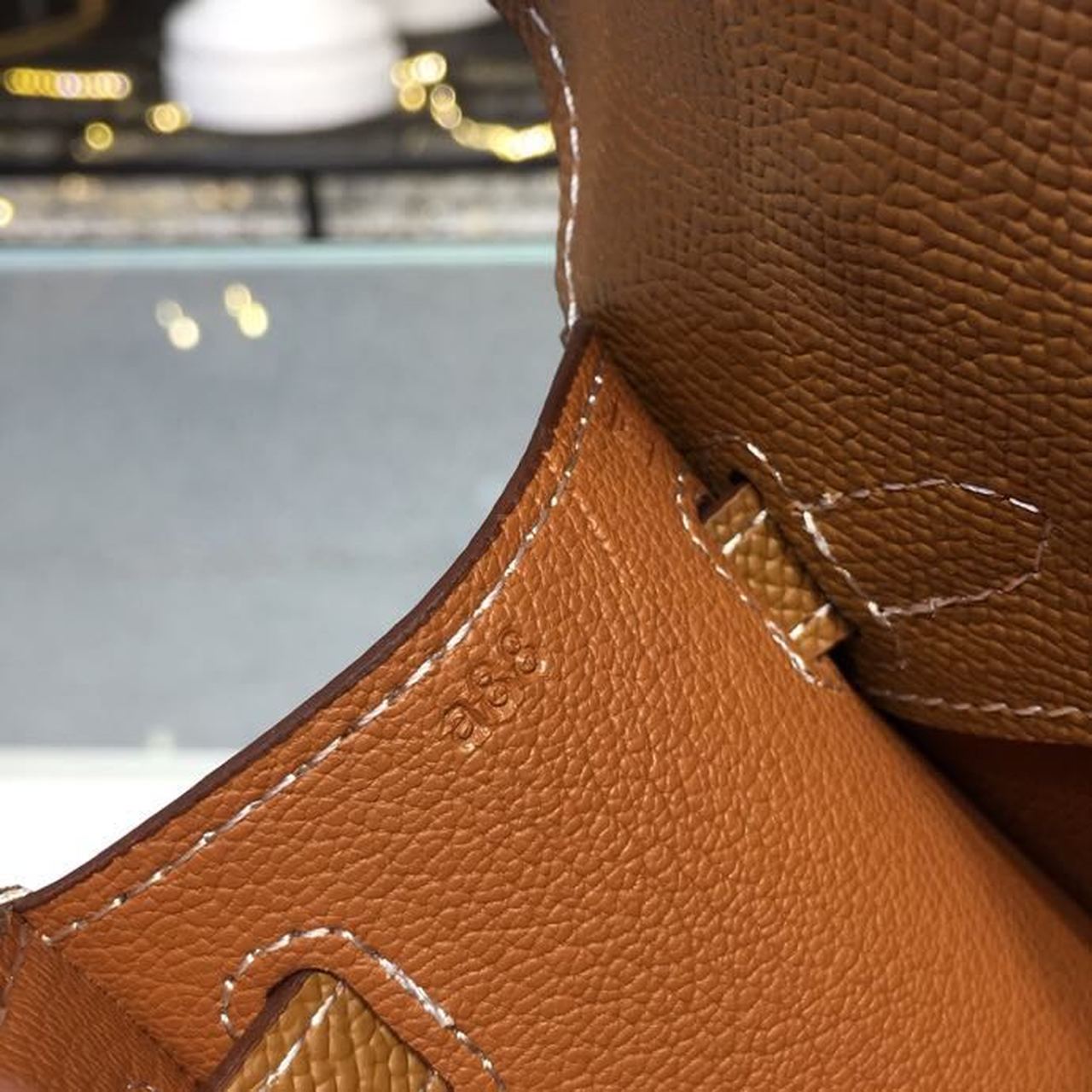 H**me5 Mini Kelly KP Pochette Gold For Women Gold Toned Hardware 8.7in/22cm