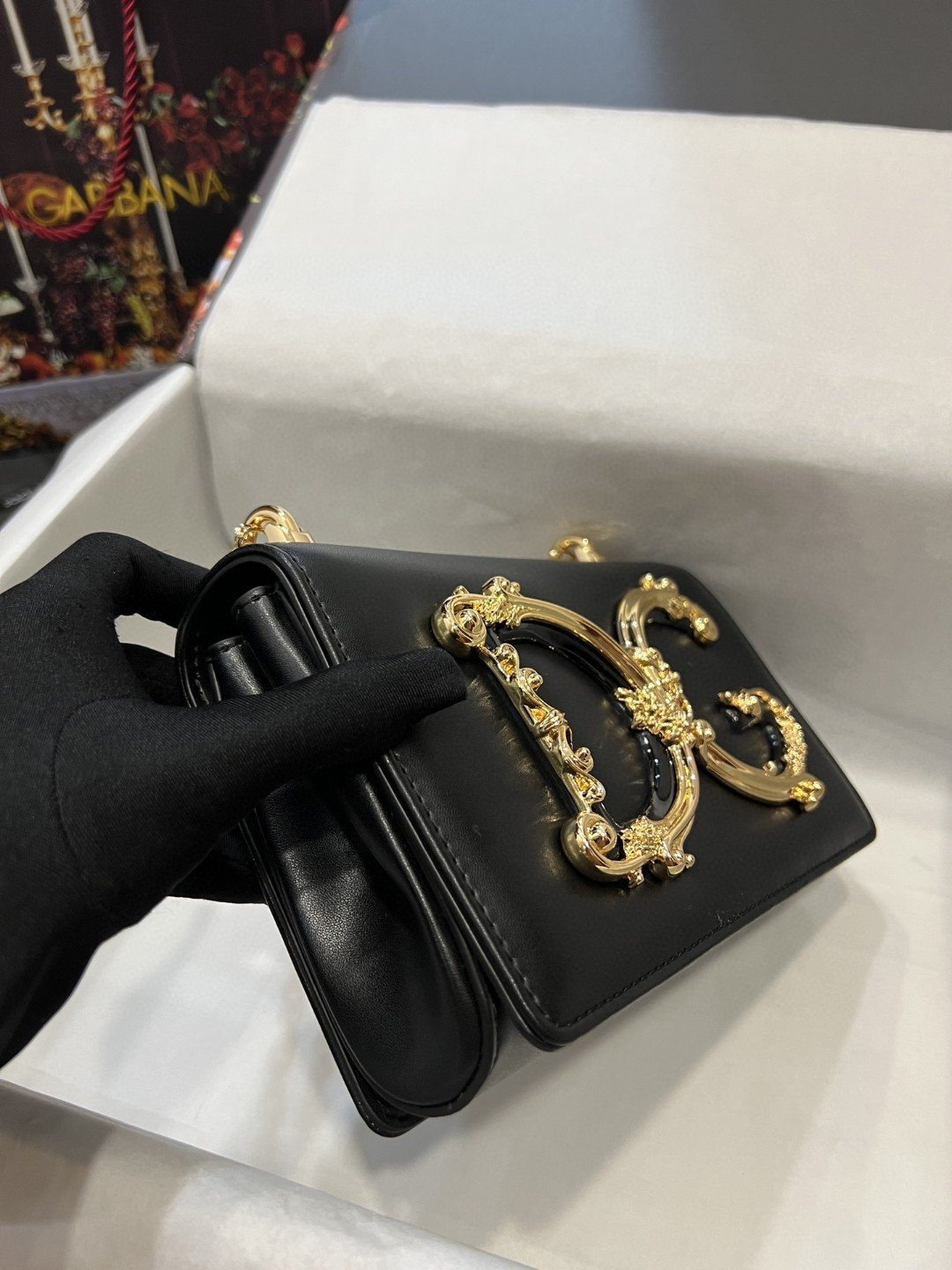 Dolce & Gabbana Nappa DG Girls Shoulder Bag Black For Women 8.3in/21cm DG BB6498AZ80180999