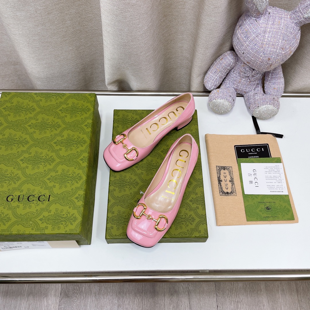 Gvc*1 Women’s Ballet Flat With Horsebit Light Pink For Women GG