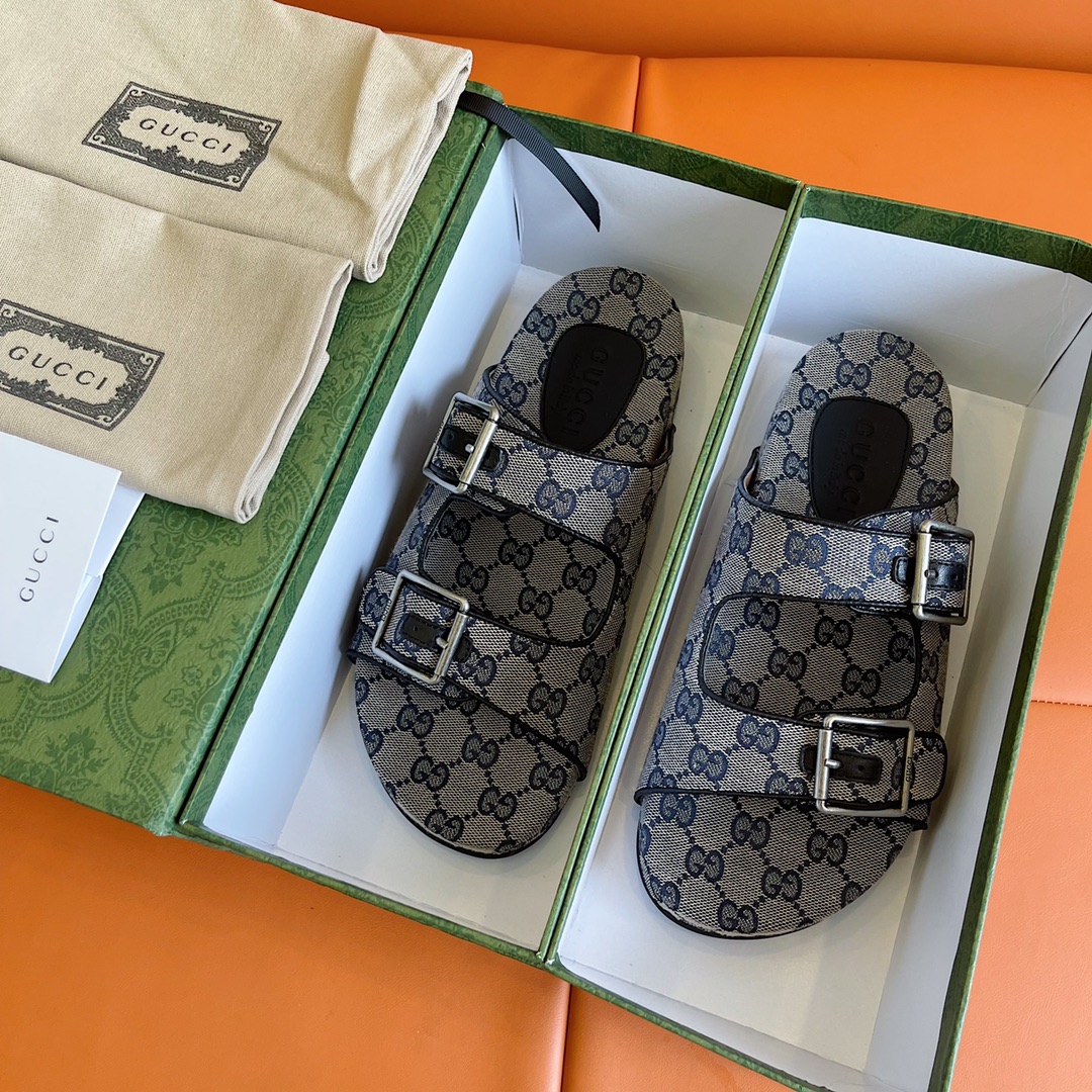 Gvc*1 Women’s Slide Sandal With Straps Grey For Women GG