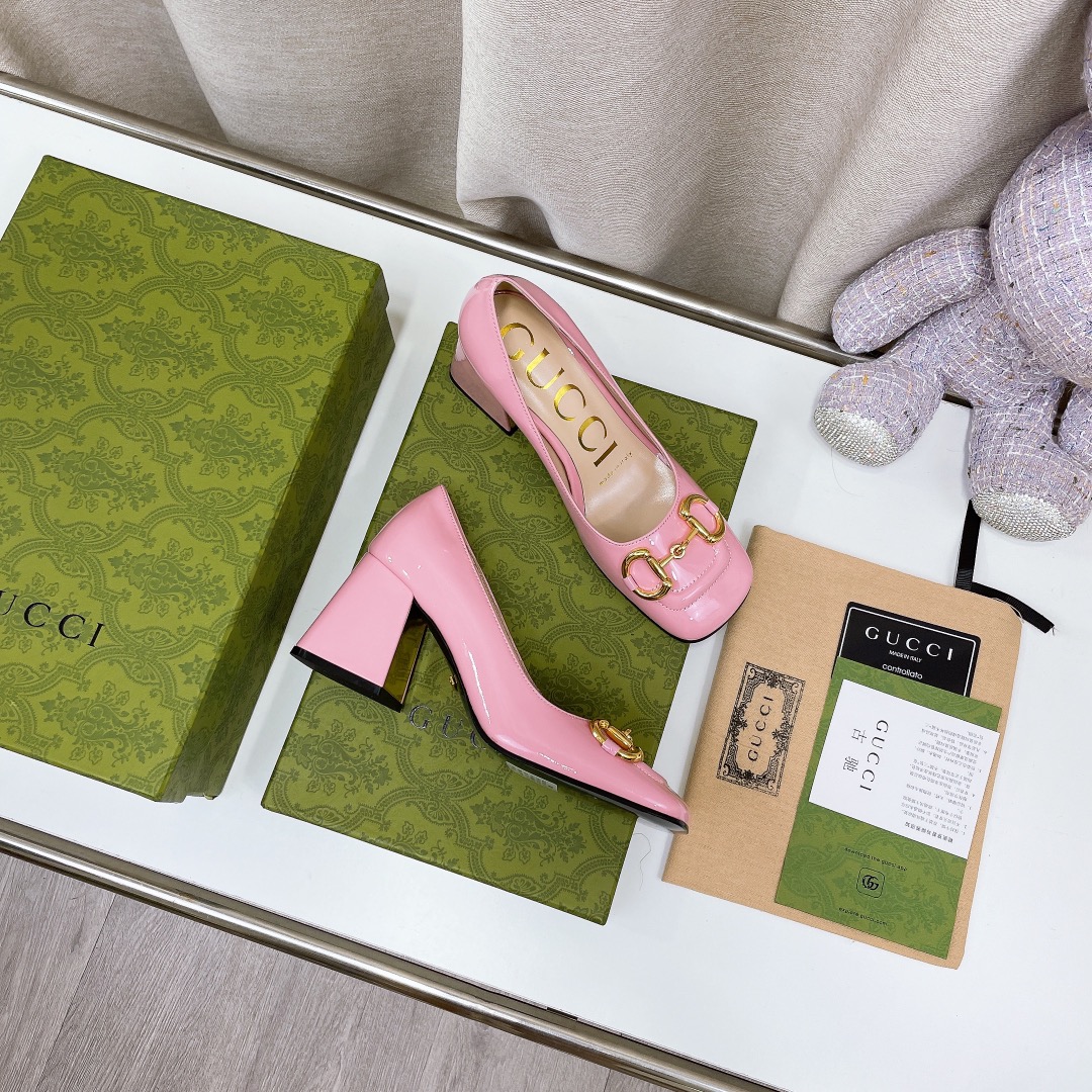 Gvc*1 Women’s Mid-Heel Ballet Flat With Horsebit Light Pink For Women GG