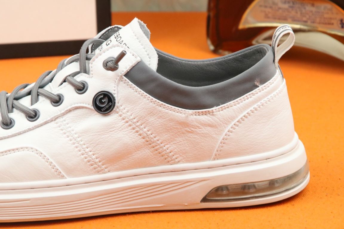 Jieshou x Gvc*1 Men’s Sneakers Breathable Spring Autumn Winter White And Gray For Men