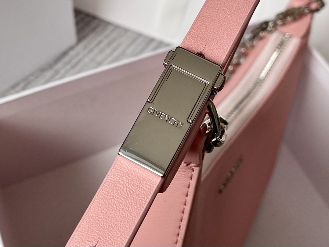 Givenchy Small Moon Cut Out Bag Pink For Women, Women’s Handbags, Shoulder Bags 9.8in/25cm GVC