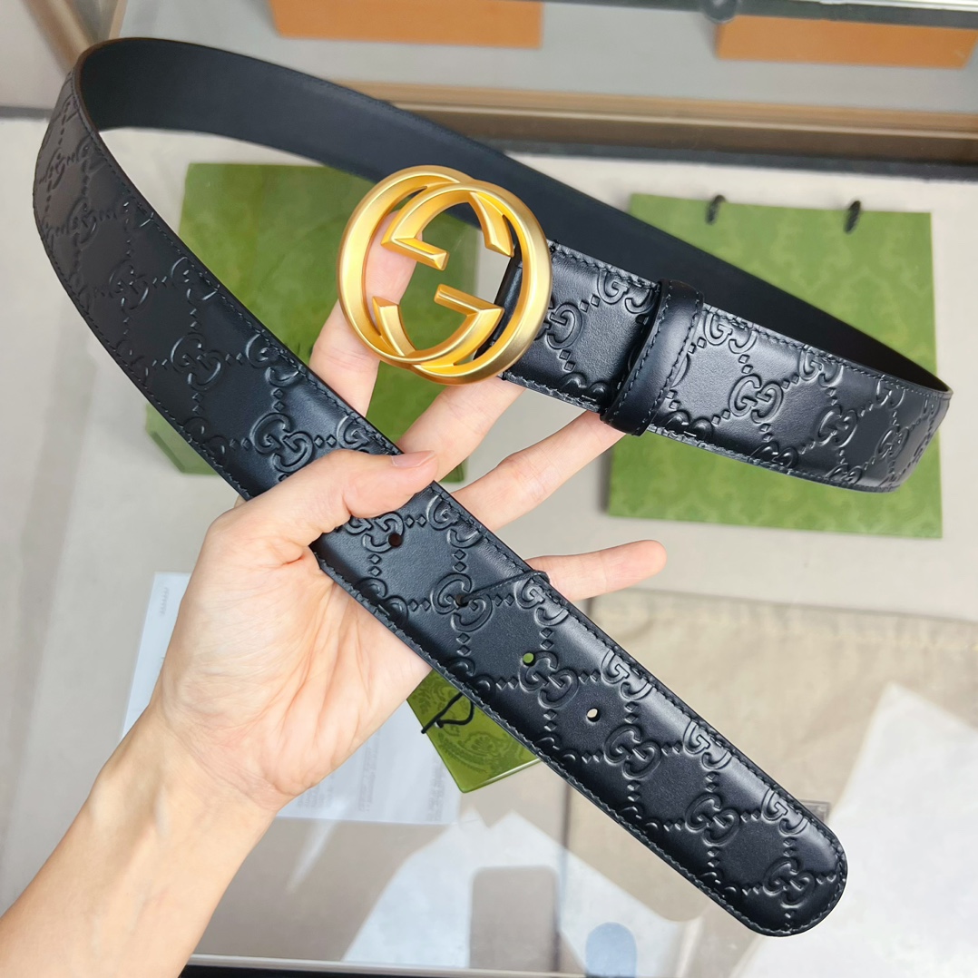 Gvc*1 GG Marmont Reversible Belt Black