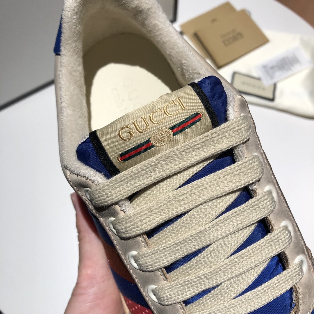 Gvc*1 Women’s Screener Low-Top White Red Blue For Women 546163