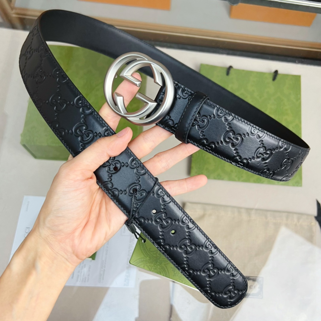 Gvc*1 GG Marmont Reversible Belt Black