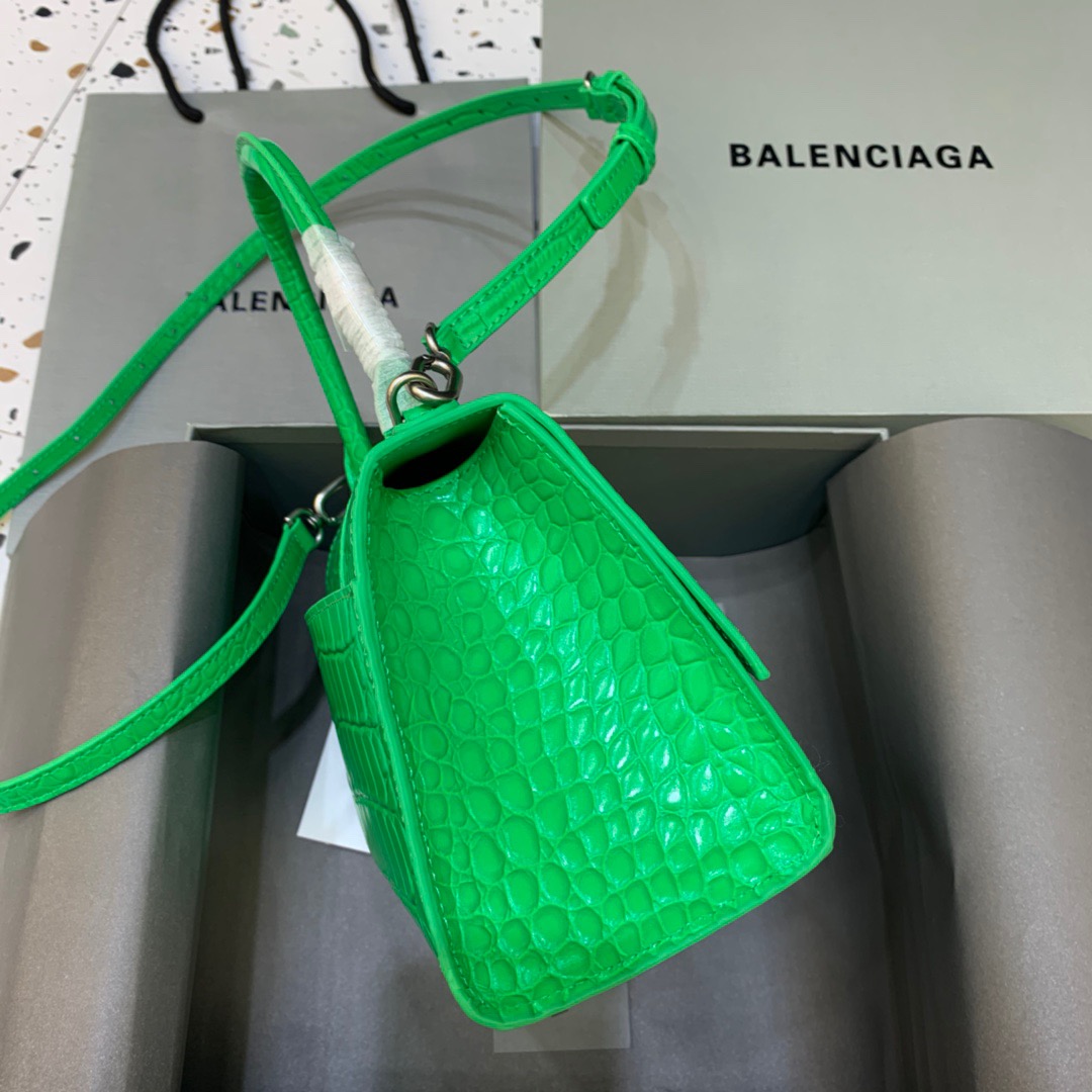 Ba1en*iaga Hourglass Small Handbag In Bright Green, For Women, Women’s Bags 9in/23cm
