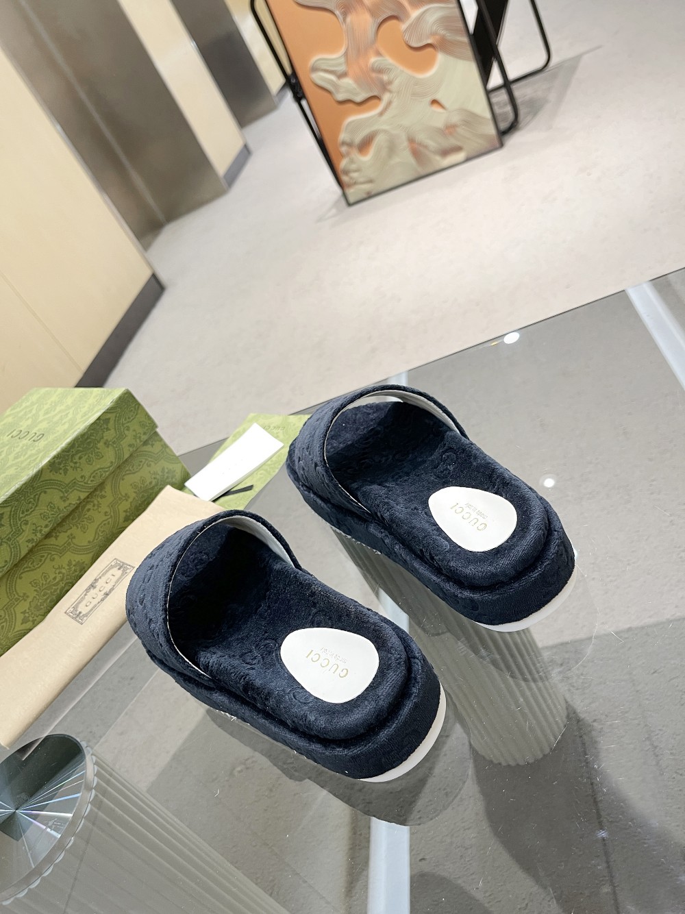 Gvc*1 Women’s GG Platform Sandal Black For Women GG