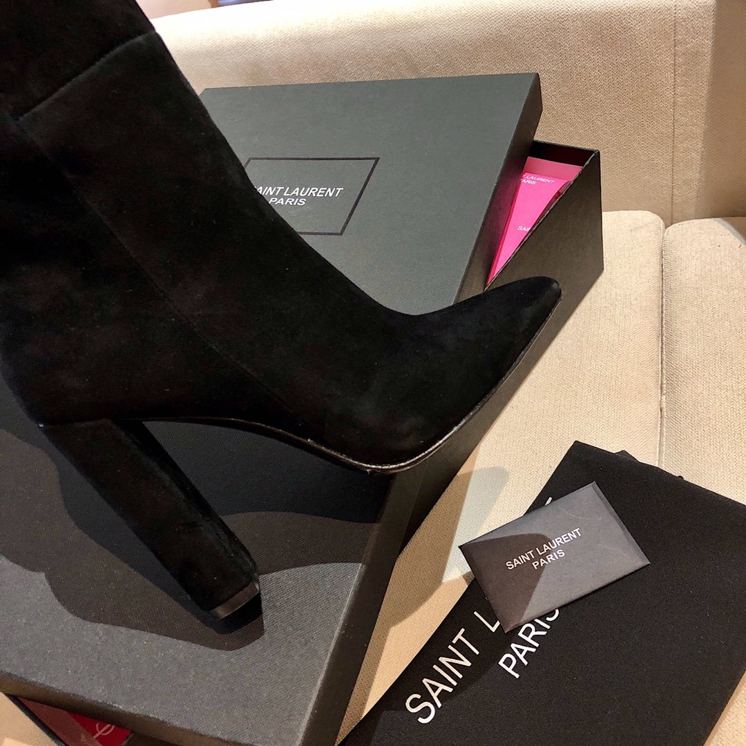 Sa1nt Lau*nt Women’s High Boots Black For Women Y51