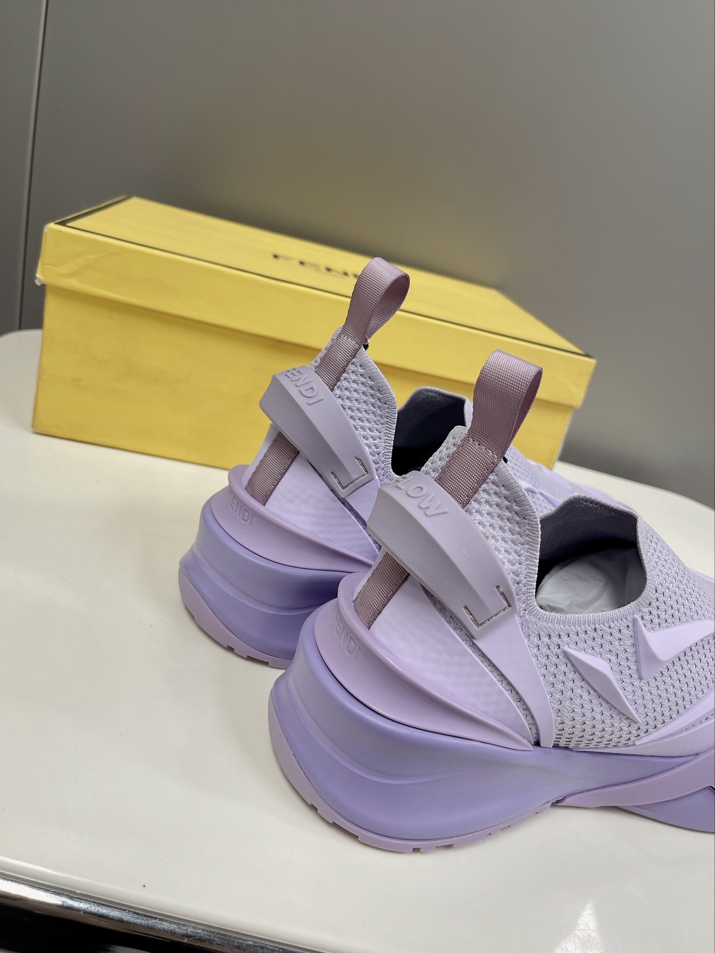 F**di Low Trainers Sneakers Violet For Women