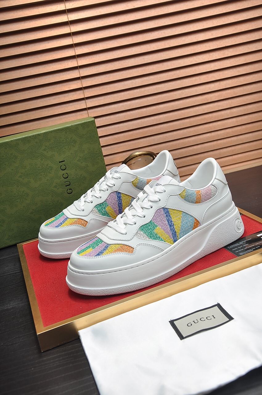 Gvc*1 Men’s Sneaker With Pale Rainbow White For Men ‎669582