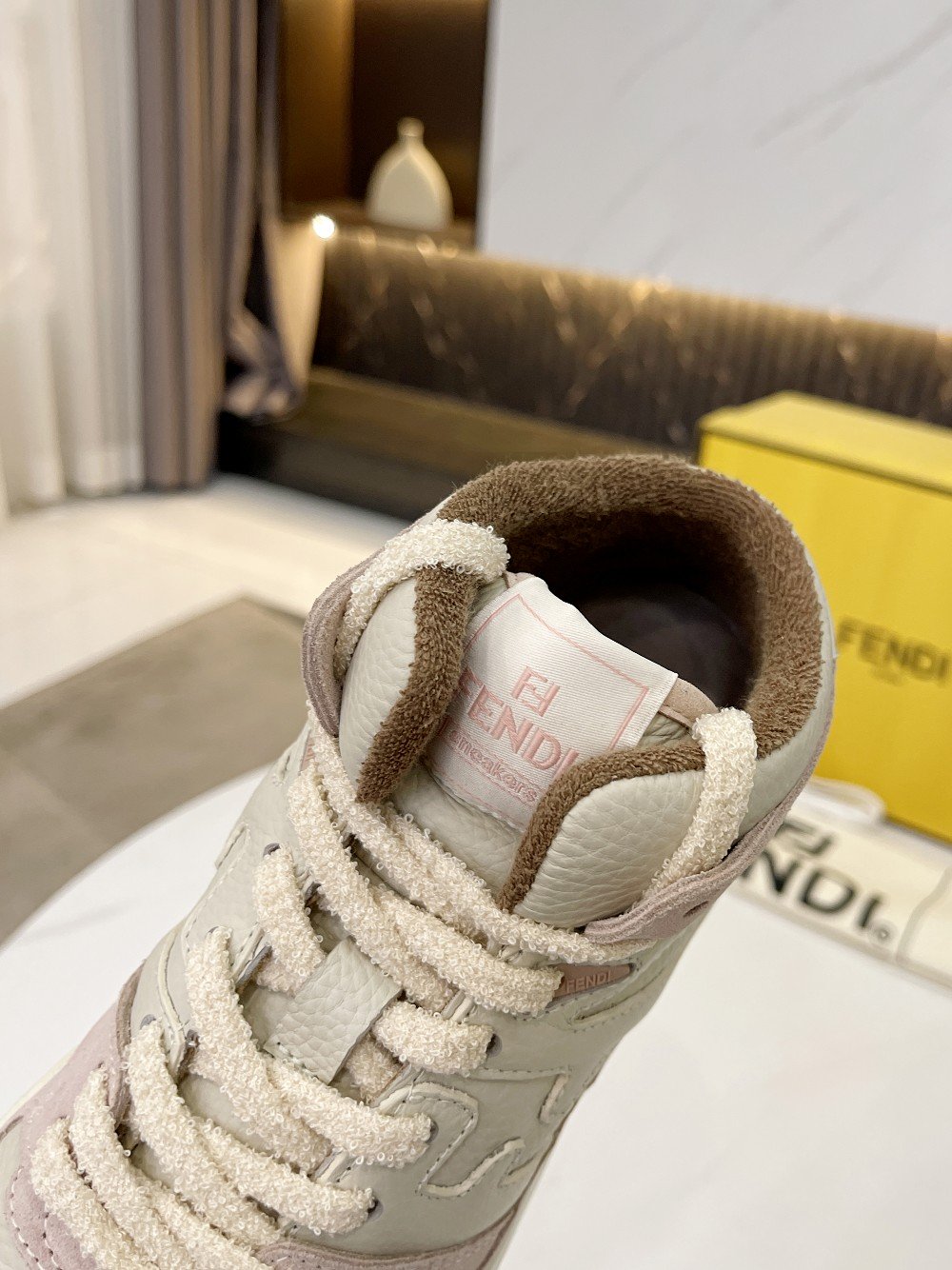 F**di Low Tops In Pink For Women