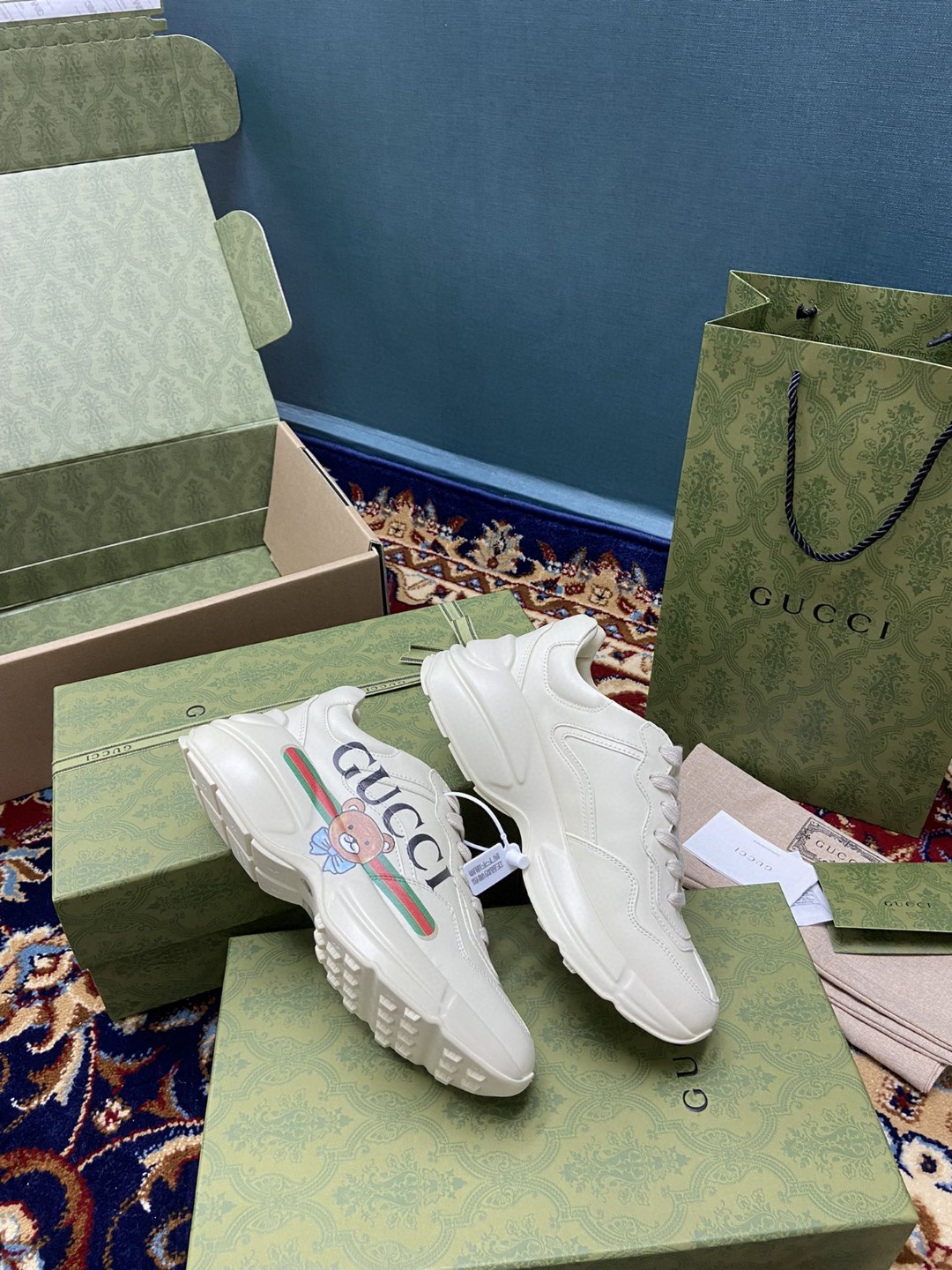 Gvc*1 KAI x Gvc*1 Rhyton Sneaker White Ivory For Men 660020-DRW00-9522