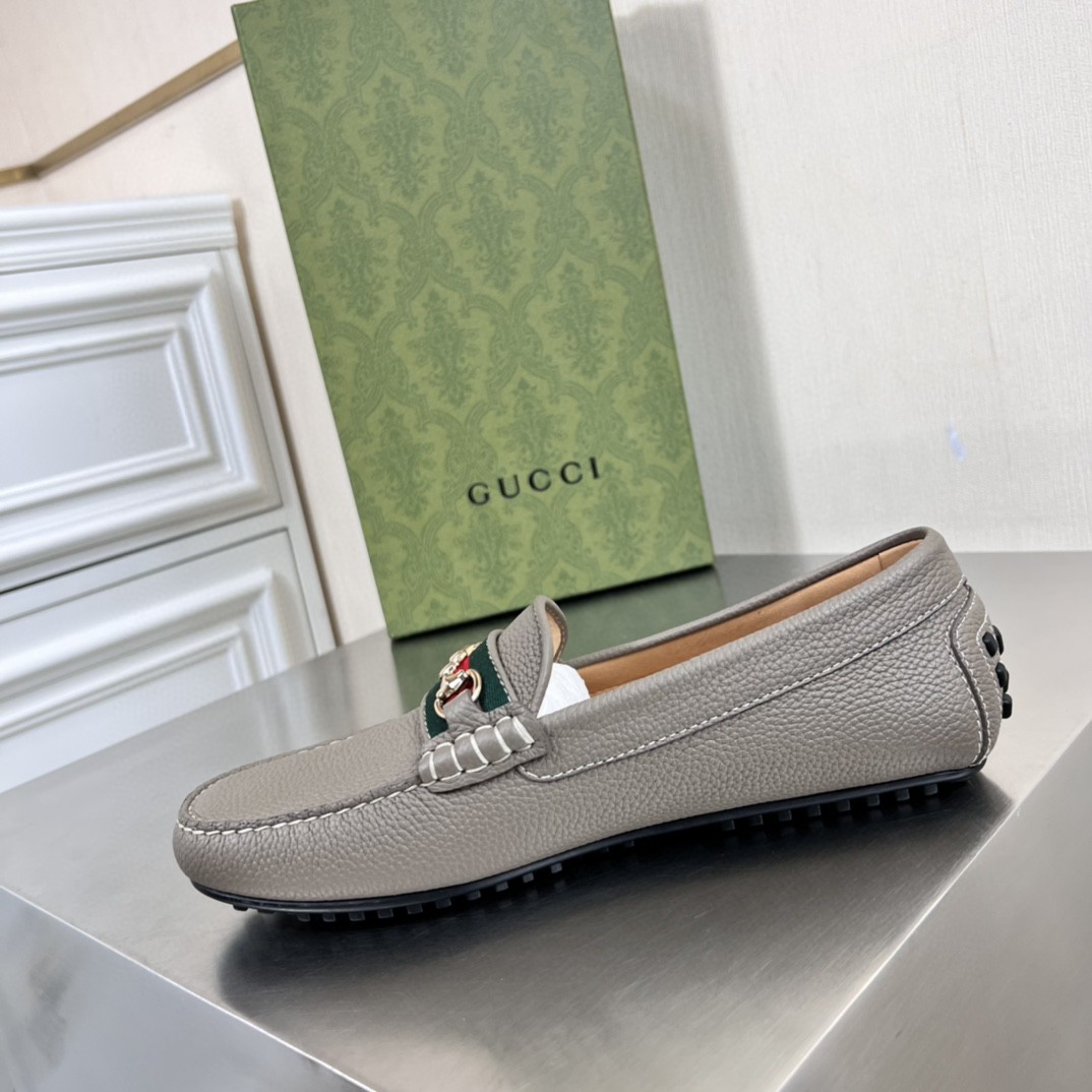 Gvc*1 Men’s Loafers With Web Details Gray For Men 6246981