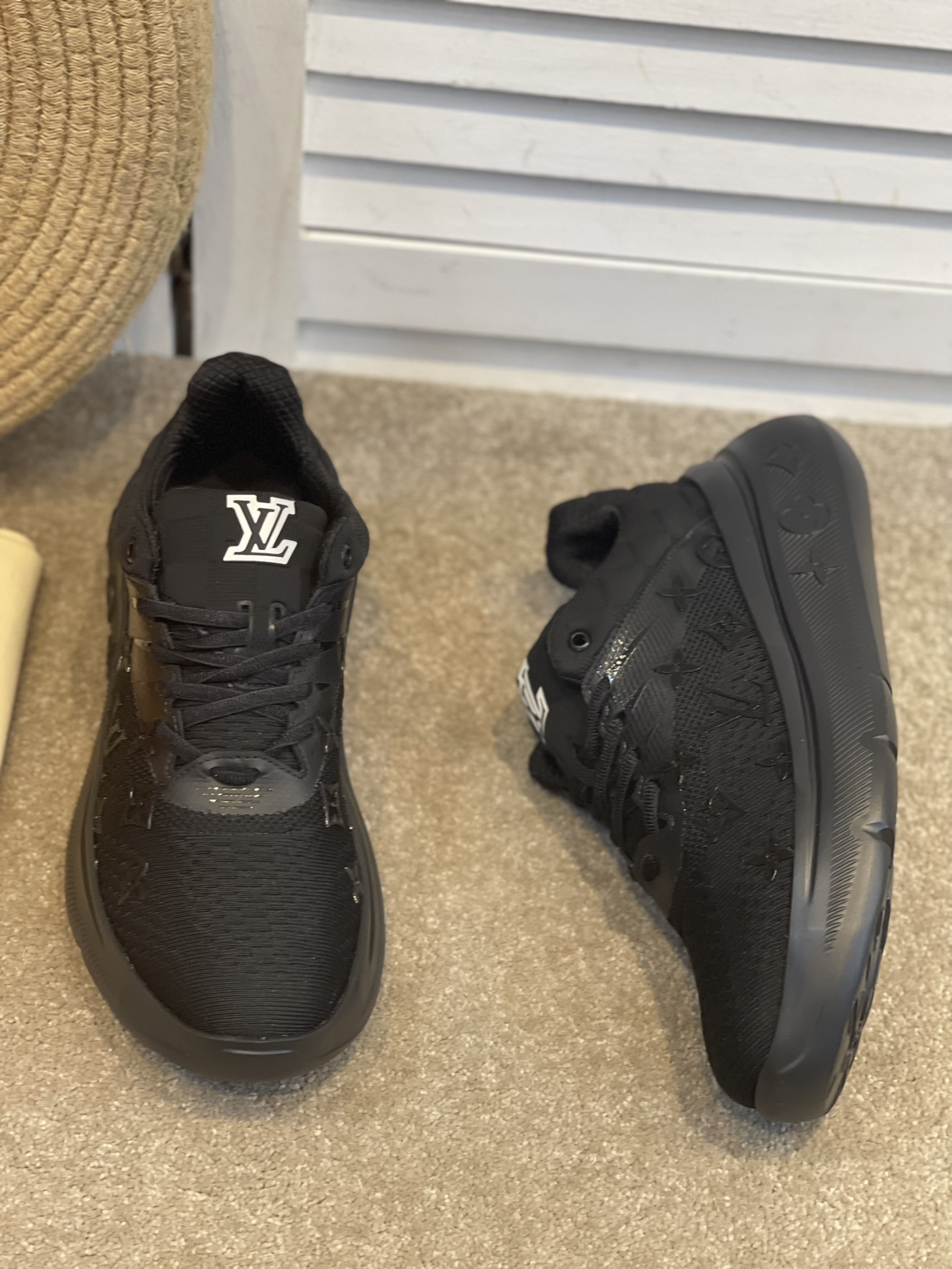 L0vis Vuittion Show Up Sneaker Black For Men LV 1A9JRI