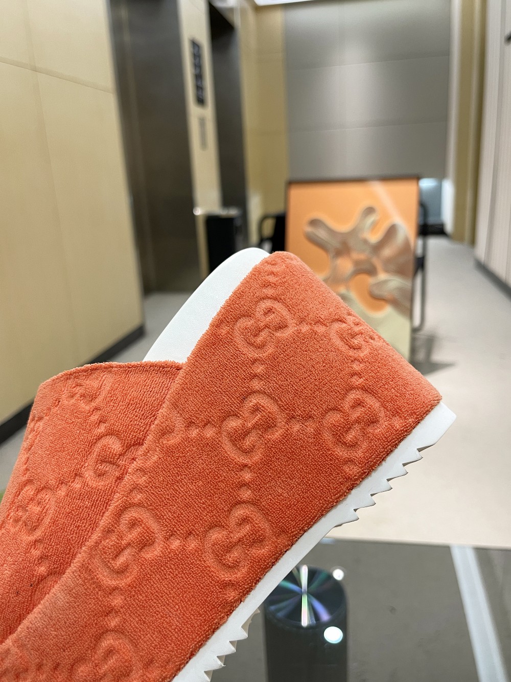 Gvc*1 Women’s GG Platform Sandal Orange For Women GG