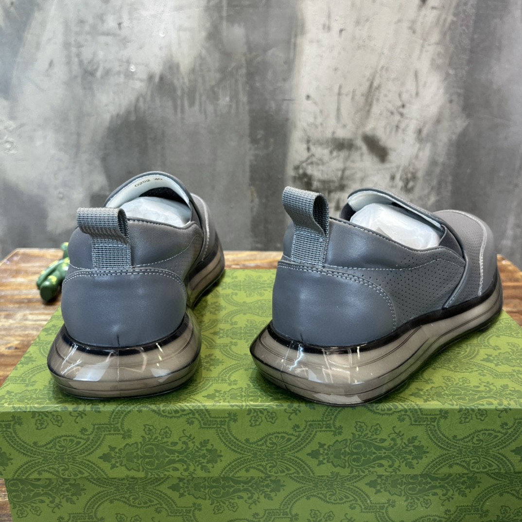 Gvc*1 Men’s Perforated Slip On Sneaker Gray For Men 407364