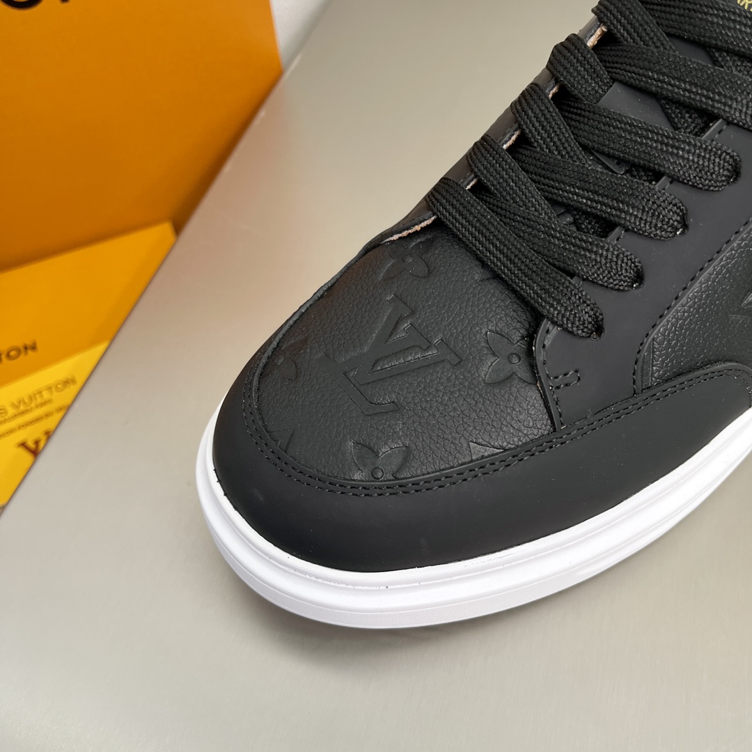 L0vis Vuittion Beverly Hills Sneaker Black For Men LV 1A8V43