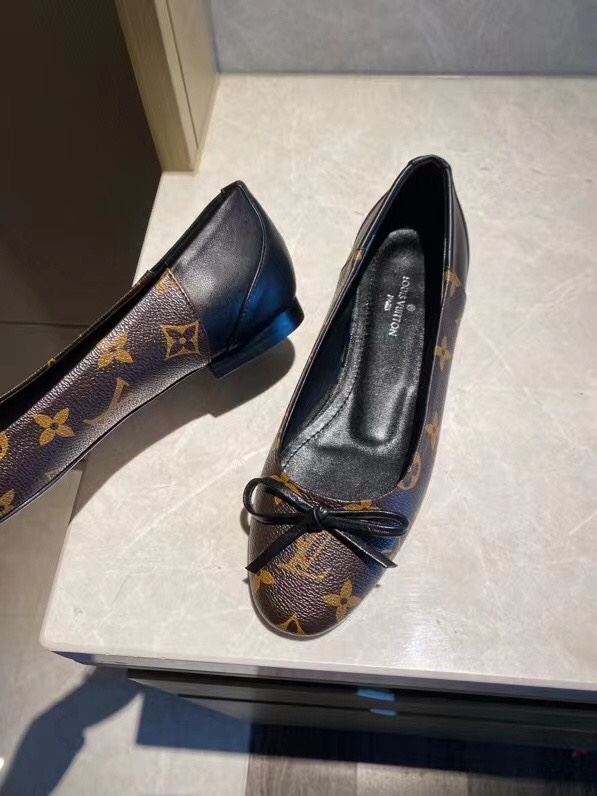 L0vis Vvtt0n Women’s Joy Ballerina Brown And Black For Women LV