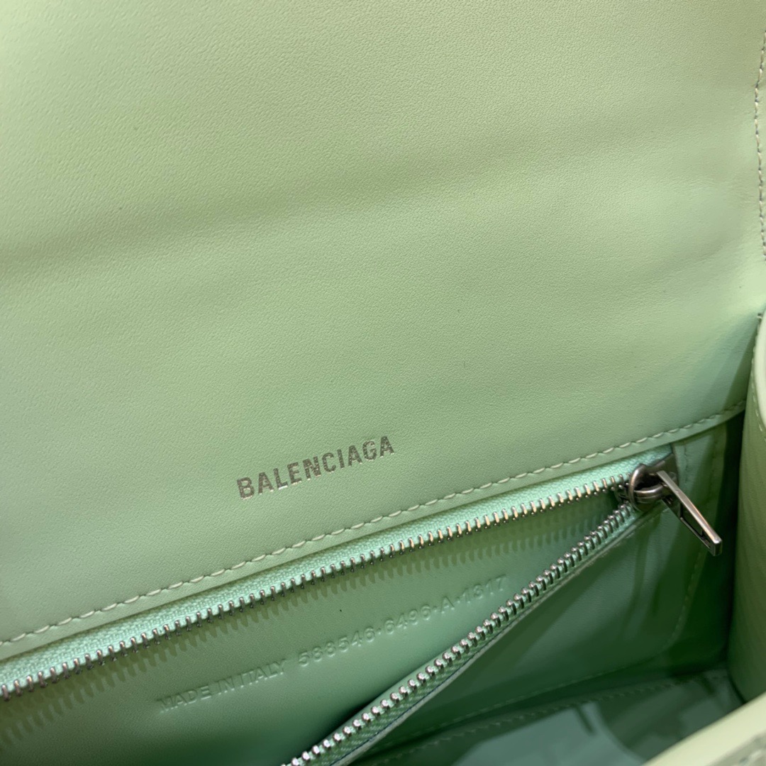 Ba1en*iaga Hourglass Small Handbag In Light Green, For Women, Women’s Bags 9in/23cm