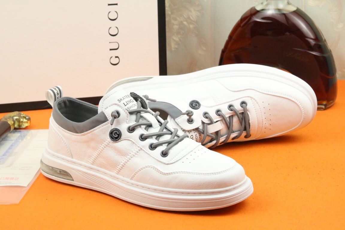 Jieshou x Gvc*1 Men’s Sneakers Breathable Spring Autumn Winter White And Gray For Men