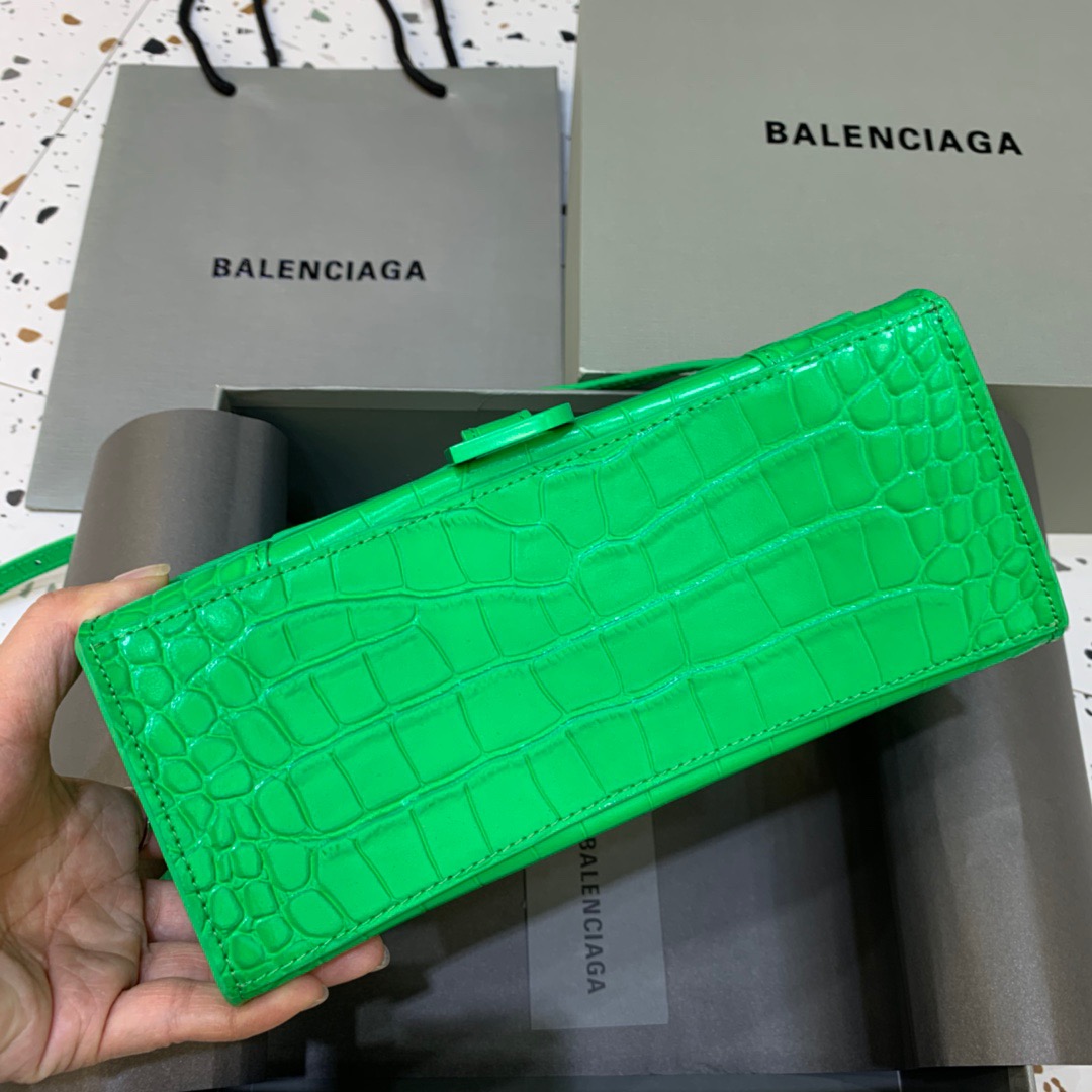 Ba1en*iaga Hourglass Small Handbag In Bright Green, For Women, Women’s Bags 9in/23cm
