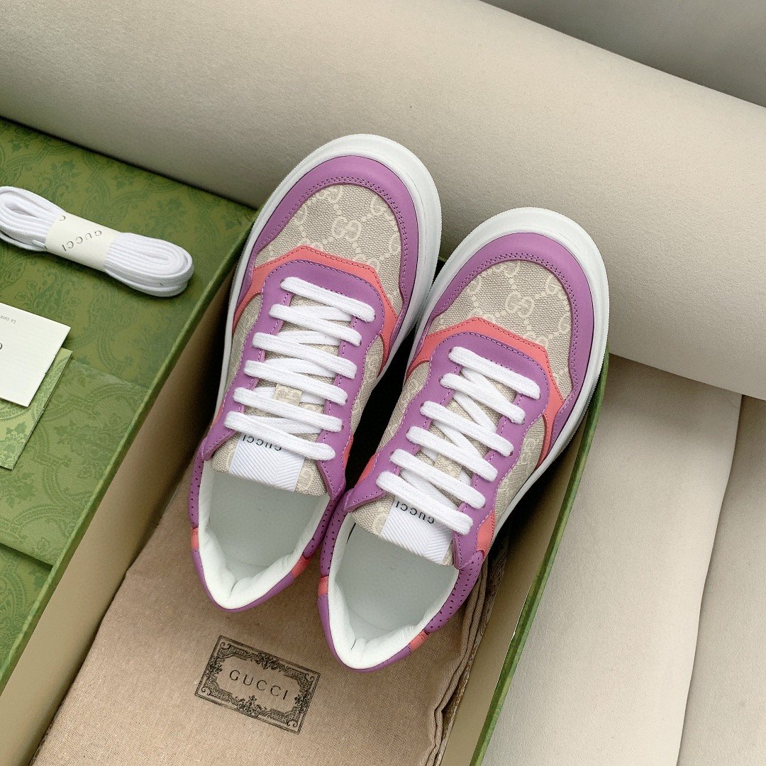 Gvc*1 Women’s GG Sneaker Pink And Purple Svp*me For Women ‎‎670408 UPG90 5471