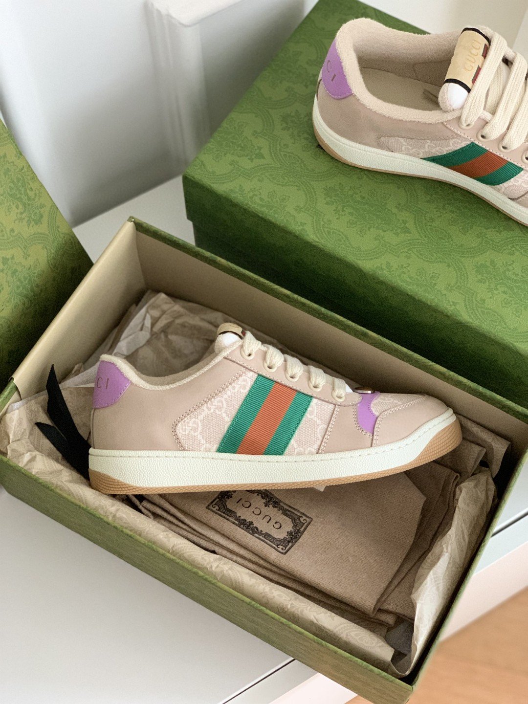 Gvc*1 Women’s Screener Sneaker Beige For Women 546551-HVKI0-9765