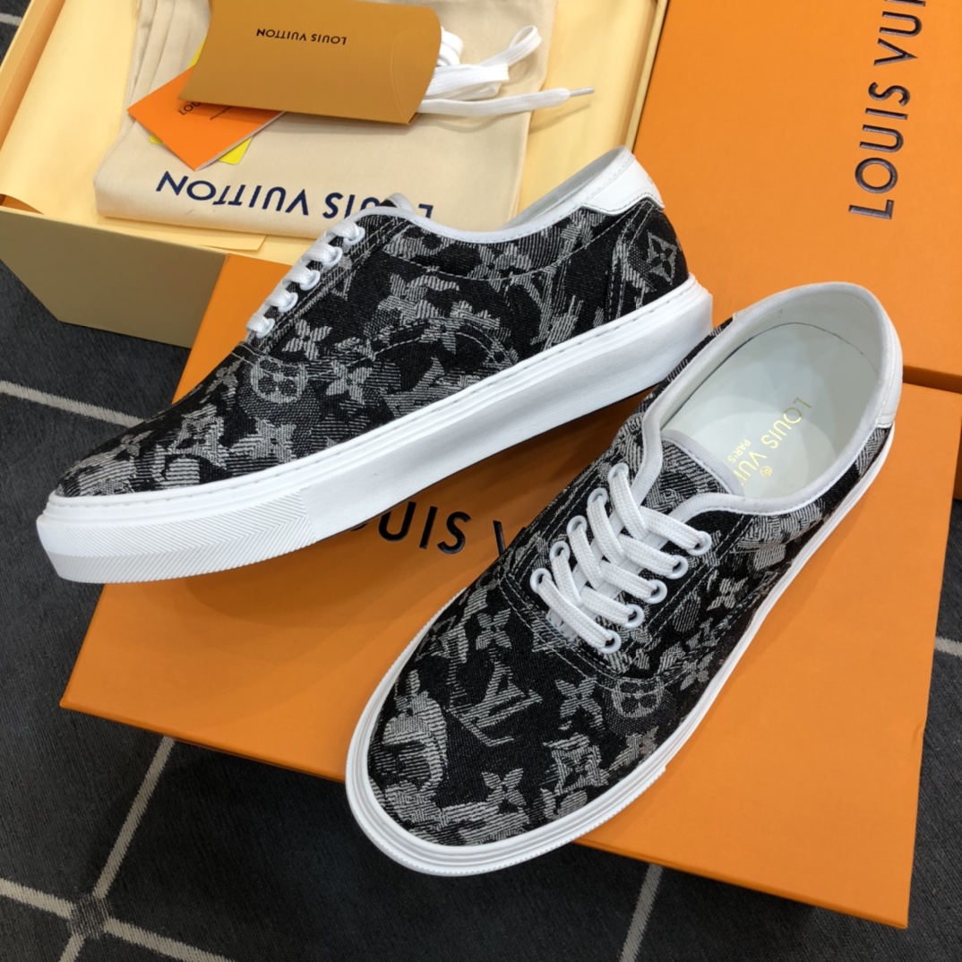 L0vis Vvtt0n LV Trocadero Richelieu Sneaker Black For Men LV