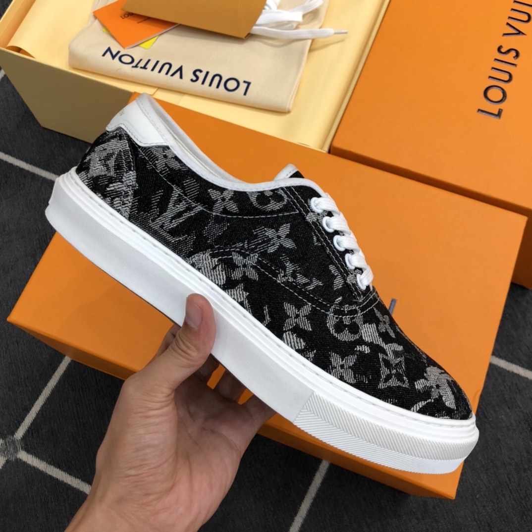 L0vis Vvtt0n LV Trocadero Richelieu Sneaker Black For Men LV