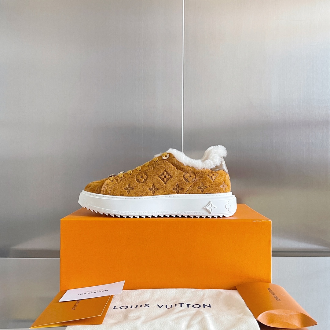 L0vis Vvtt0n Women’s Time Out Sneaker Brown For Women LV