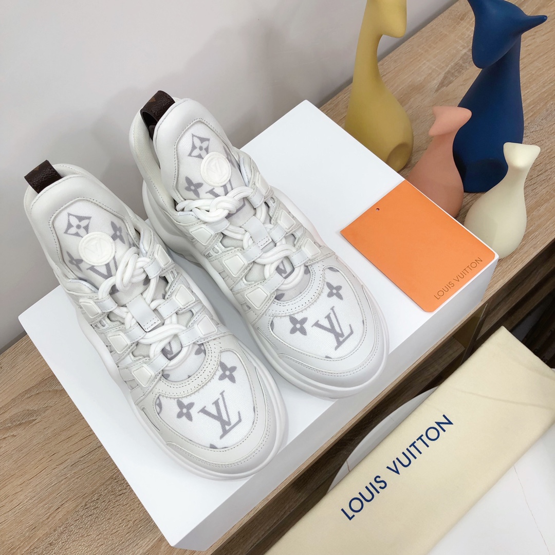 L0vis Vvtt0n Women’s LV Archlight Sneaker White For Women LV