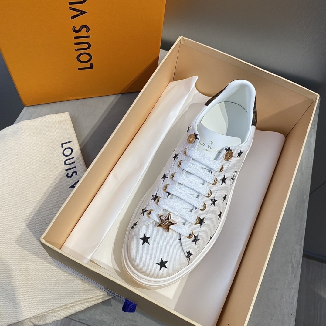 L0vis Vuittion Time Out Sneaker Blue For Men LV