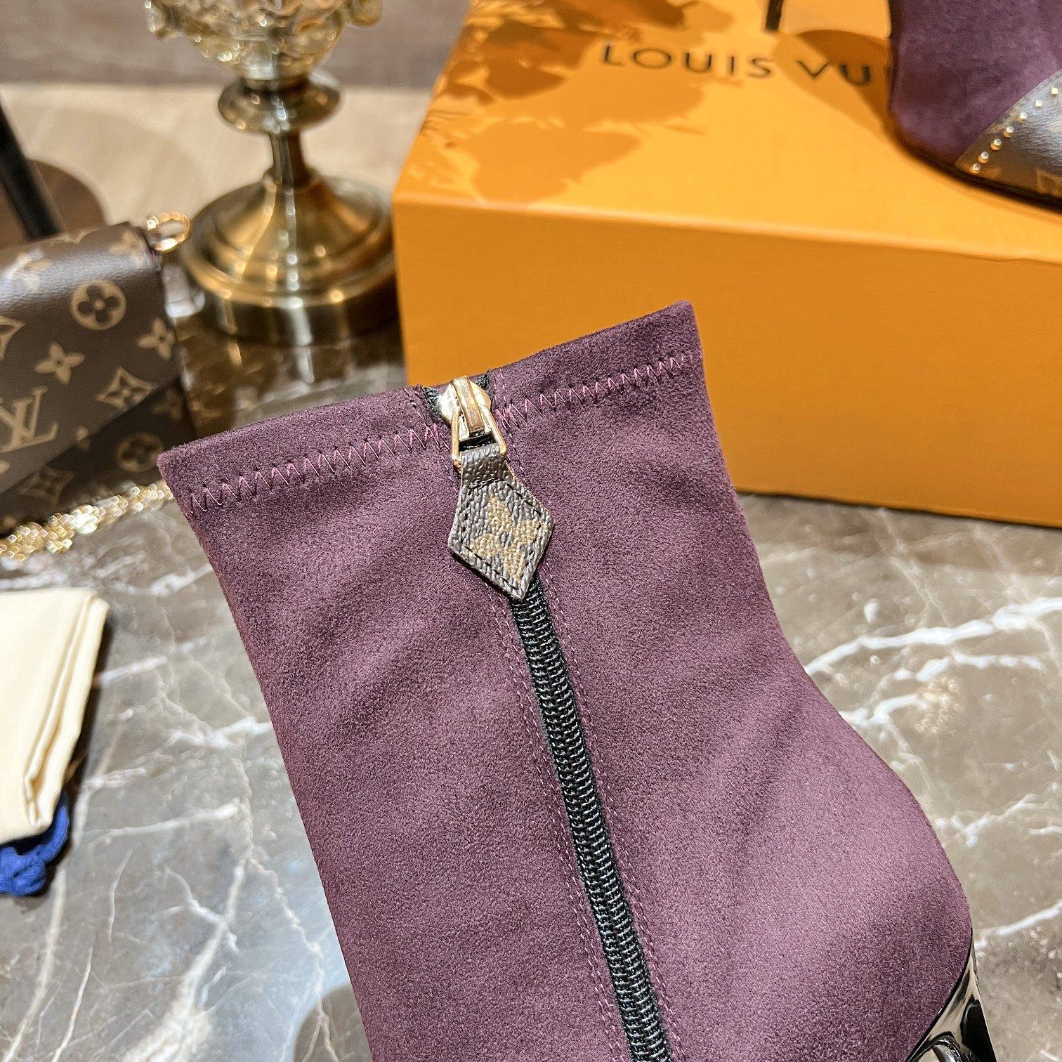 L0vis Vvtt0n Women’s Cherie Ankle Boots Violet Women LV