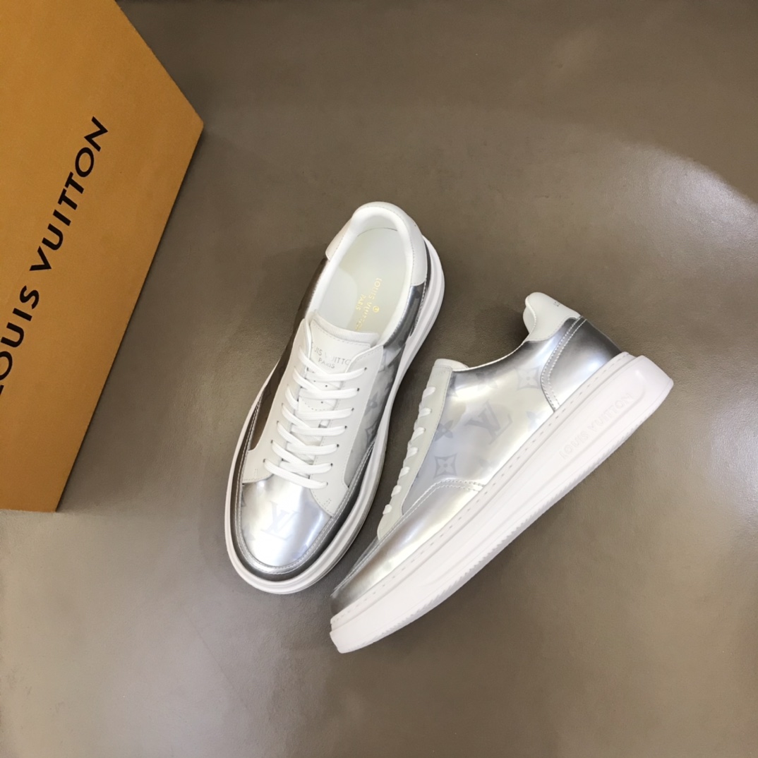 L0vis Vuittion Beverly Hills Sneaker Sliver For Men LV