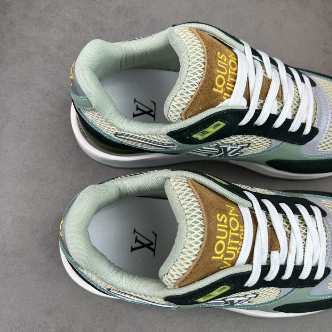 L0vis Vvtt0n Run Away Sneaker Green For Men LV 1A9J0N