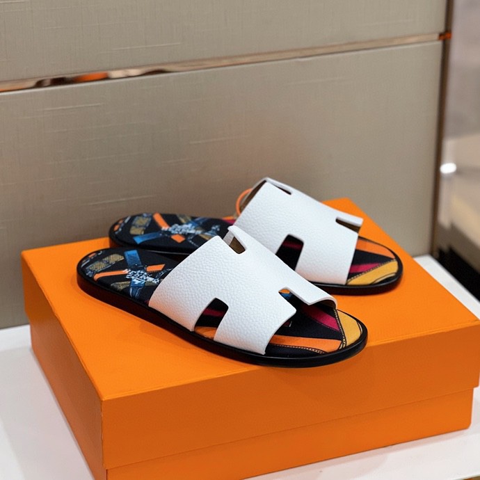 H**me5 Izmir Sandal White And Multicolor For Men