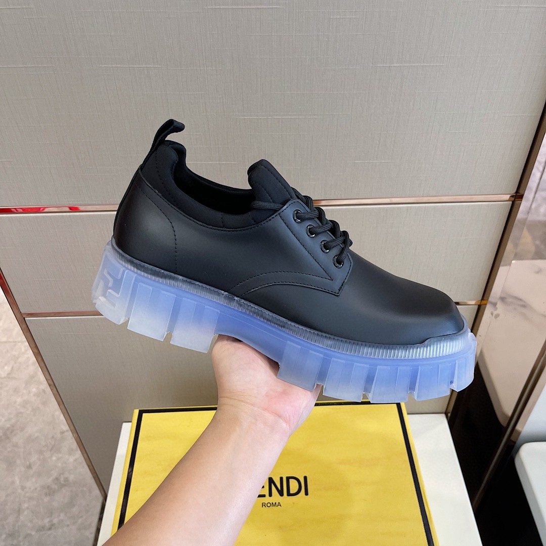 F**di Force Black Boots For Men 7L1451AD74