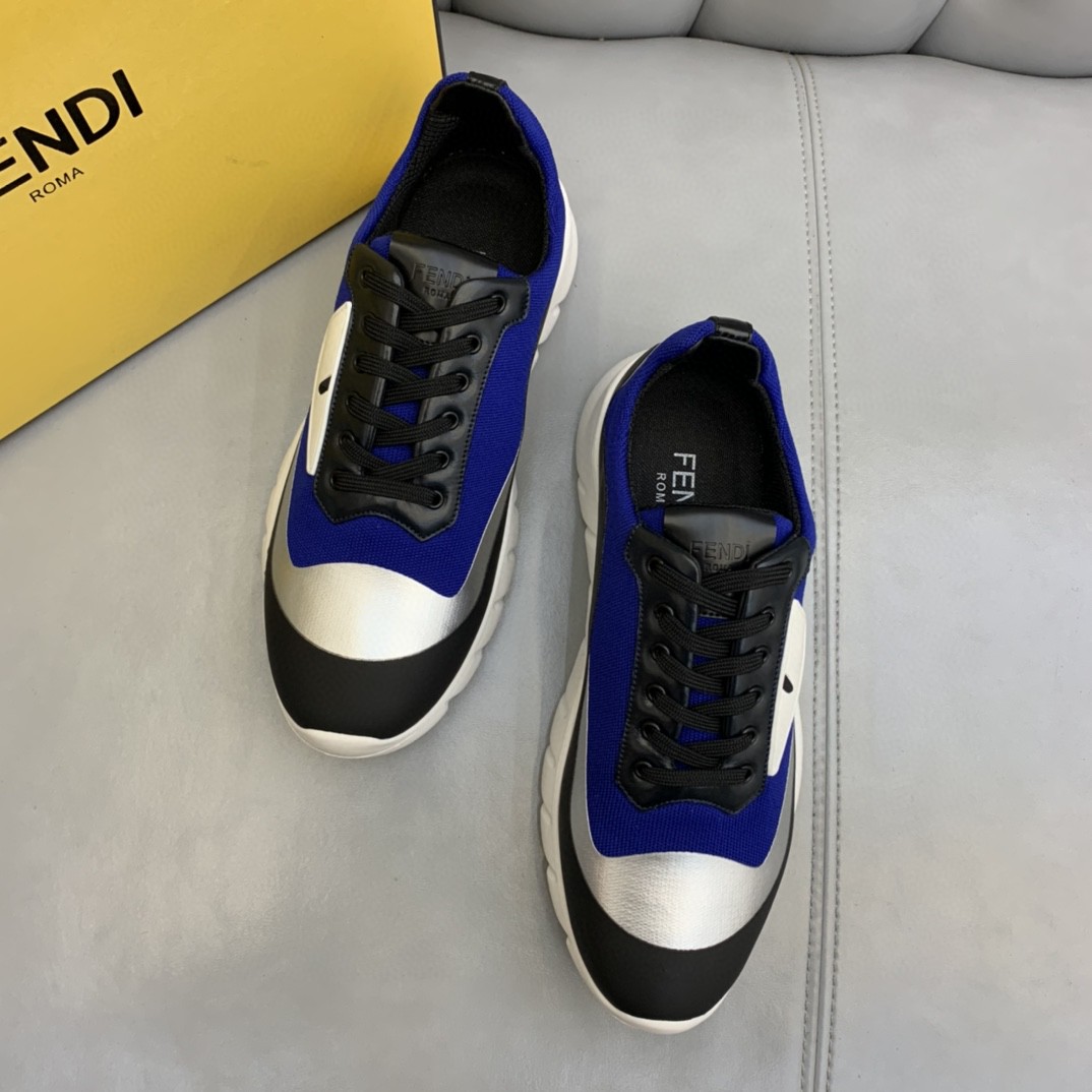 F**di Force Low Tops Sneakers Blue/Grey For Men