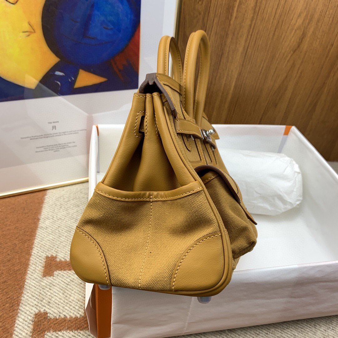 H**me5 Birkin Cargo 25 Beige, Silver Toned Hardware Bag For Women, Women’s Handbags, Shoulder Bags 9.8in/25cm