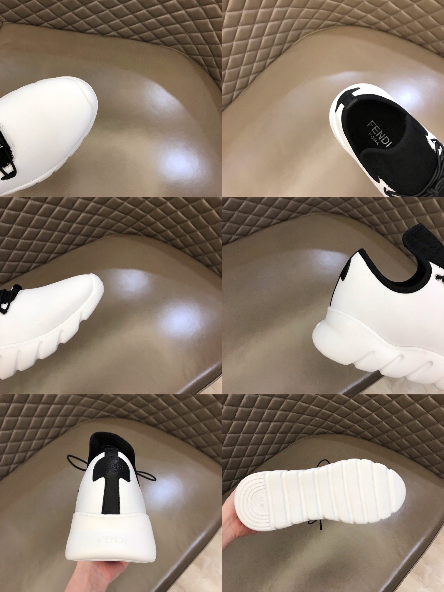 F**di Force Low Tops Sneakers White For Men