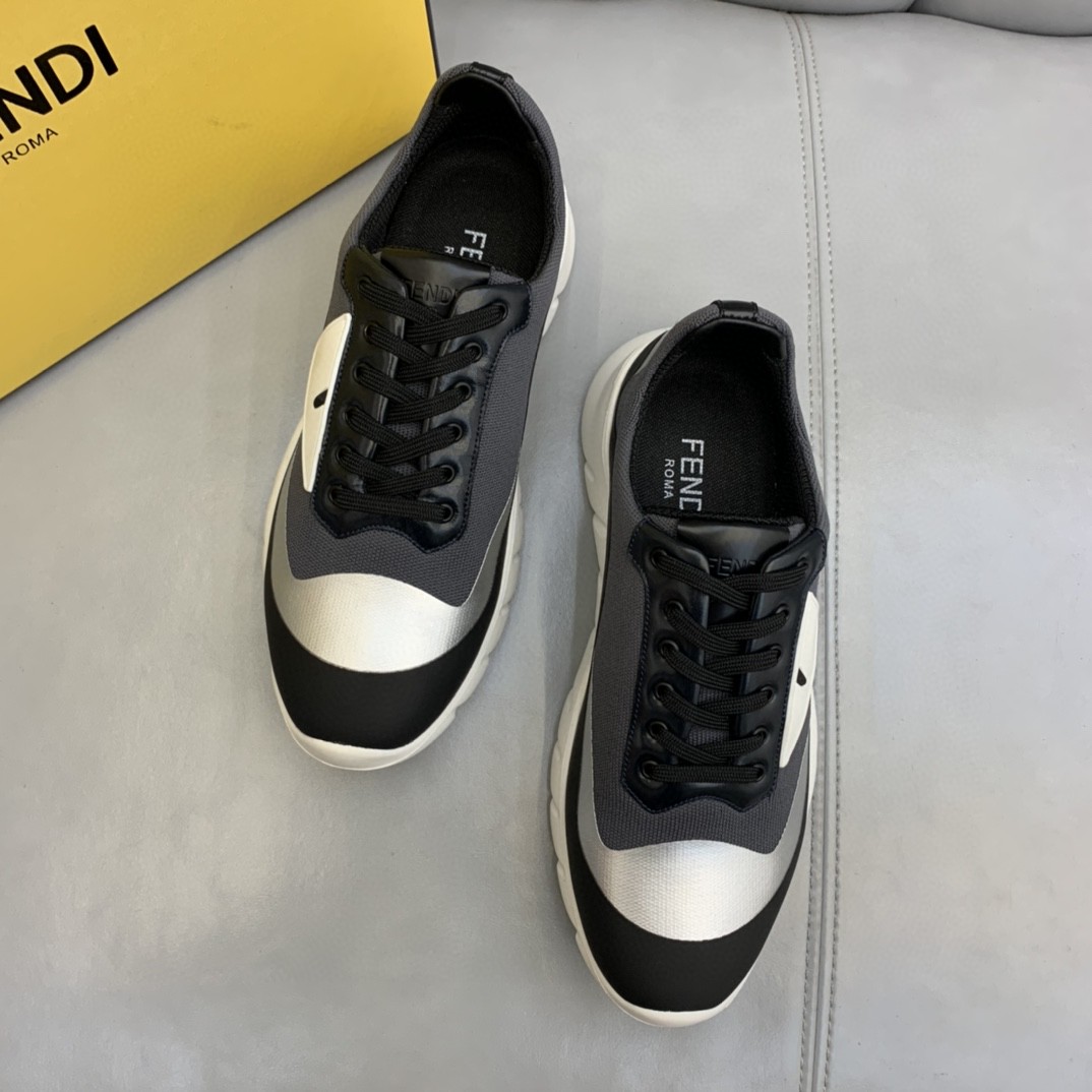 F**di Force Low Tops Sneakers Grey For Men