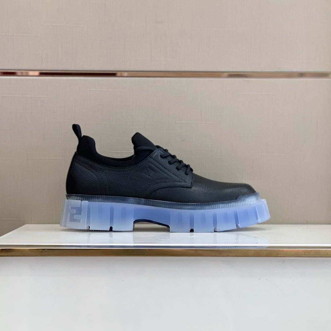 F**di Force Black Boots For Men