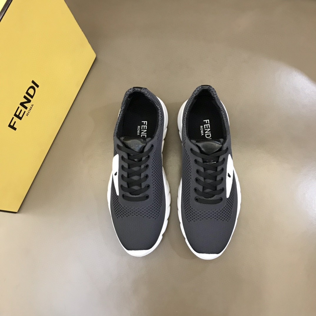 F**di Force Black Sneakers For Men