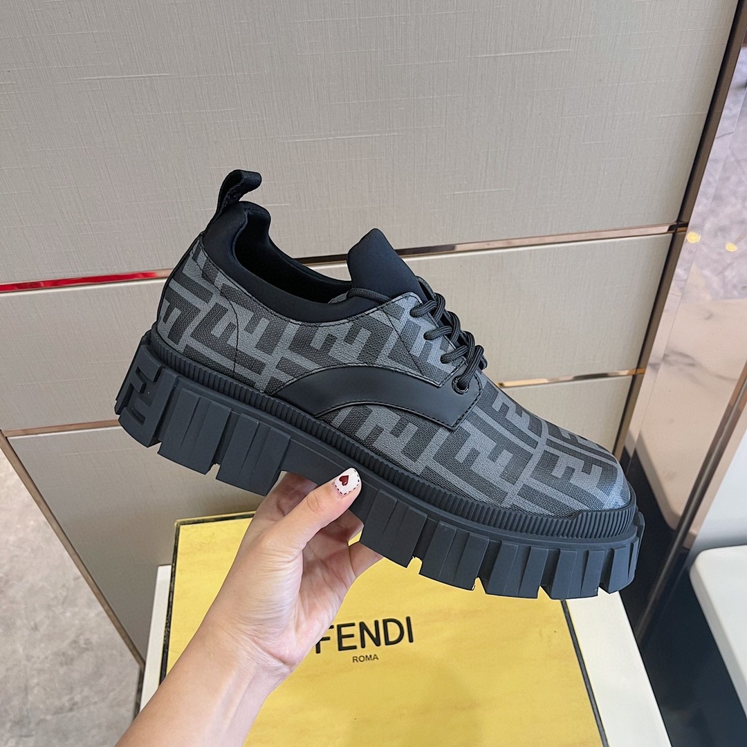 F**di Force Grey Boots For Men 7L1451AD74