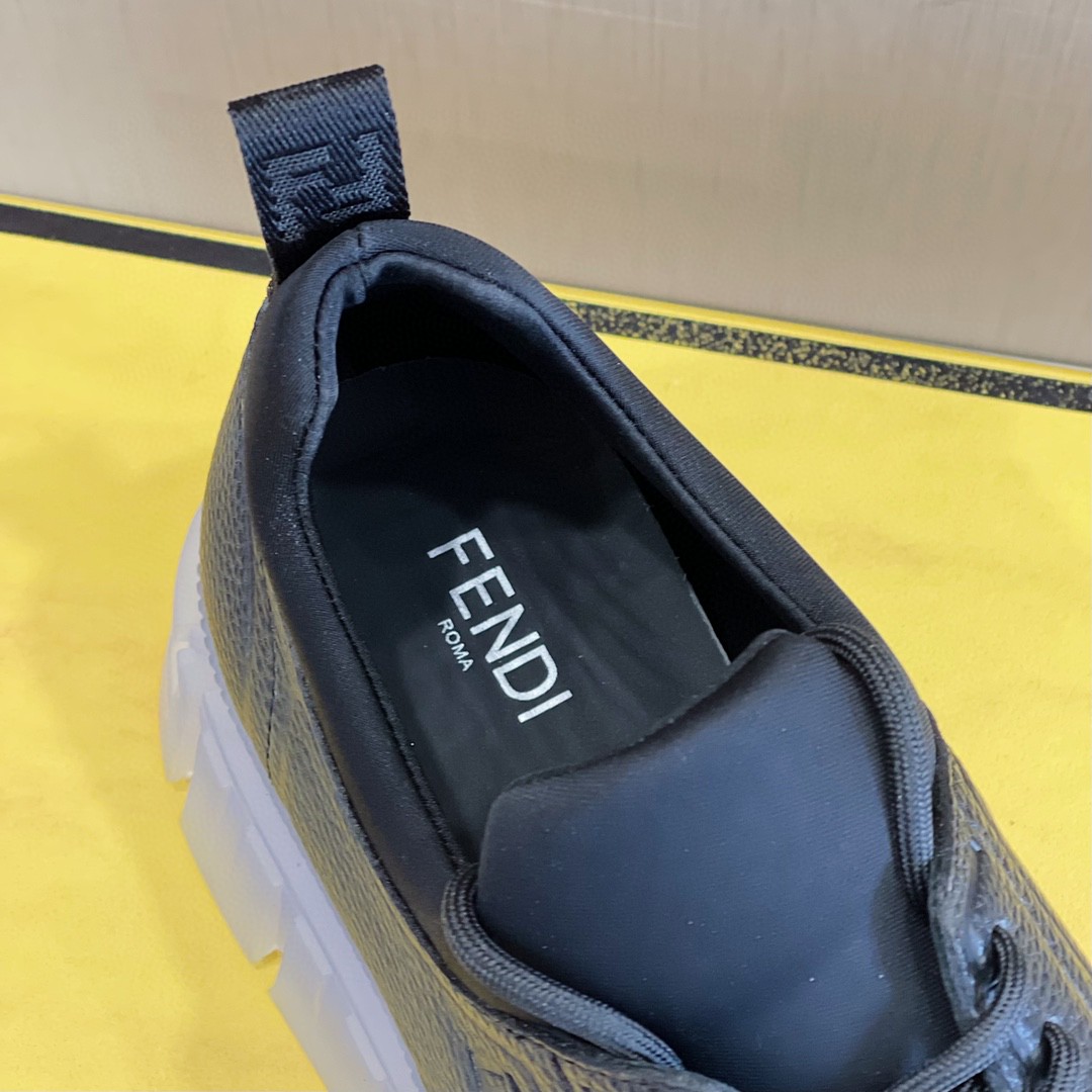 F**di Force Black Boots For Men