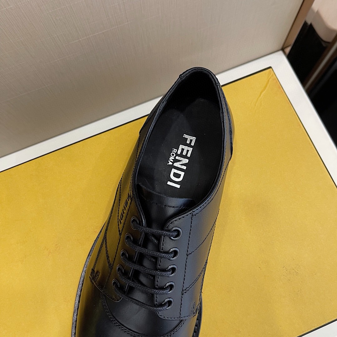 F**di Force Matte Black Shoes For Men