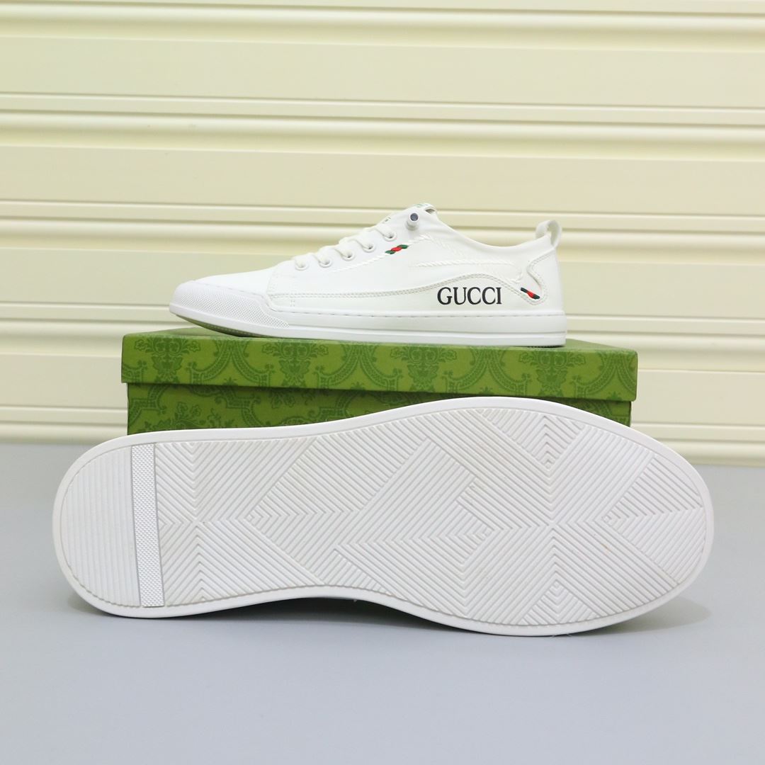 Gvc*1 Men’s Sneakers With Twisted Rope Embroidered White For Men
